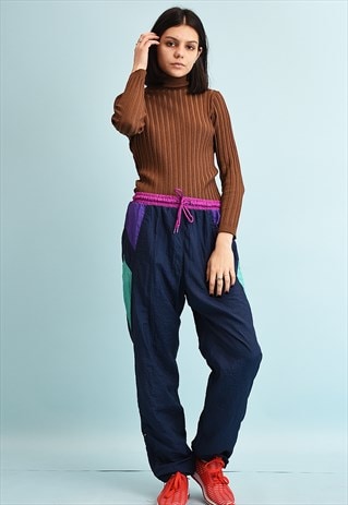 90'S RETRO ATHLEISURE SPORTS TRACKSUIT BOTTOMS