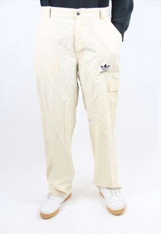 VINTAGE ADIDAS 90S CREAM TROUSERS