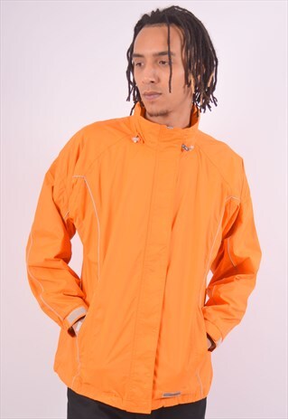 VINTAGE K.WAY RAIN JACKET ORANGE