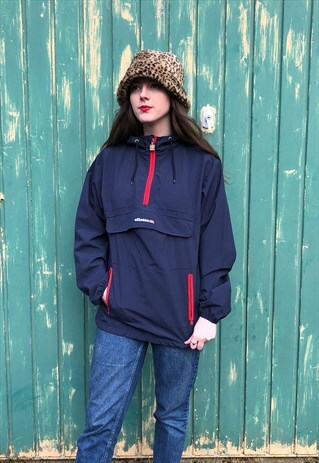 NAVY ELLESSE 1/4 ZIP JACKET