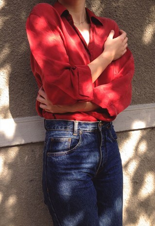 RED CUPRO SHIRT