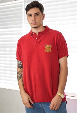 VINTAGE POLO RALPH LAUREN SHIRT LOGO 90S XL 10.9