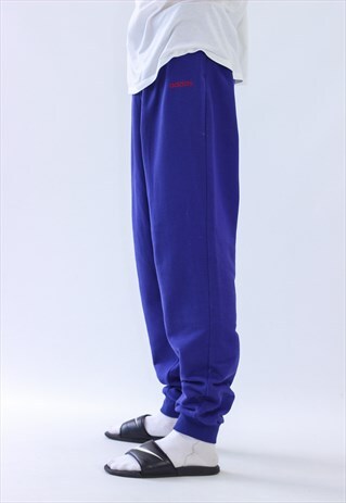 VINTAGE MENS ADIDAS ORIGINALS SWEAT JOGGER TEAM SUIT PANTS