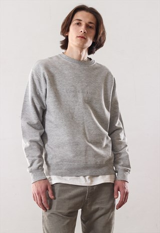 90'S VINTAGE MENS CALVIN KLEIN BIG LOGO SWEATSHIRT CREW NECK