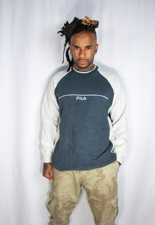 FILA EMBROIDED VINTAGE SWEATSHIRT