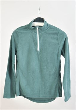 Vintage 00s 1/4 zip fleece in green