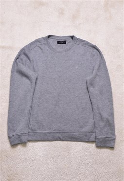 AllSaints Jonah Grey Classic Sweater