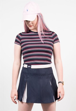 90'S NAVY BLUE TENNIS SKIRT
