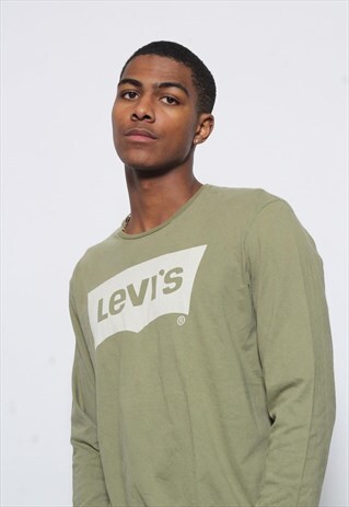 VINTAGE LEVIS LONG SLEEVE T-SHIRT GREEN