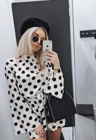 POLKA DOT SUMMER PLAYSUIT