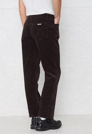 VINTAGE BROWN FALMERS CORDUROY TROUSERS BOTTOMS