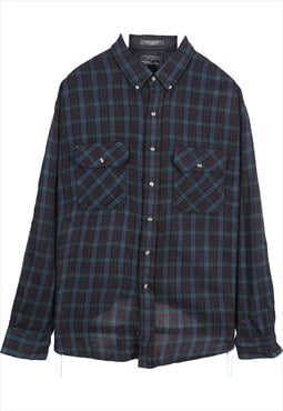 Vintage 90's Outdoor Exchange Shirt Tartened lined Check