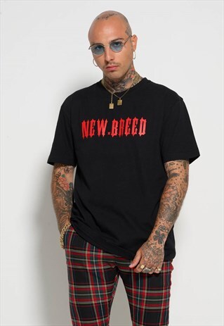 BLACK RED GOTHIC CORE T-SHIRT
