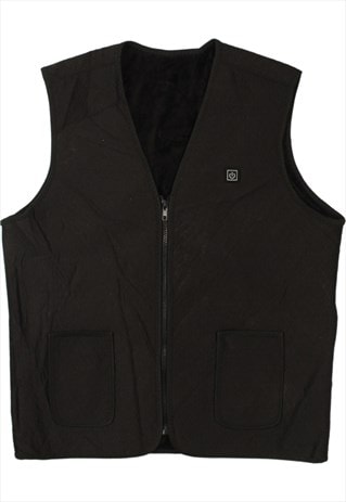 Vintage 90's Coda Gilet Vest Sleeveless Full Zip Up Black