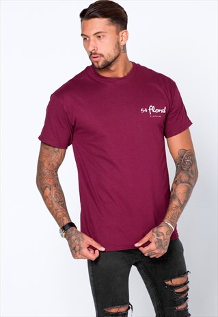 CORE GRAPHIC T-SHIRT - MAROON BURGUNDY