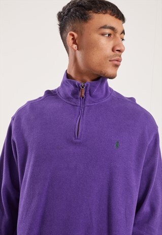 VINTAGE RALPH LAUREN 1/4 ZIP SWEATSHIRT
