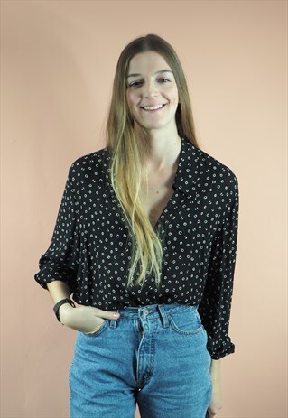 VINTAGE MONOCHROME CIRCLE SHIRT