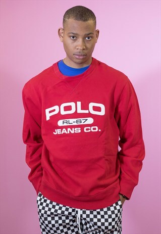 VINTAGE RALPH LAUREN SPELL OUT SWEATSHIRT