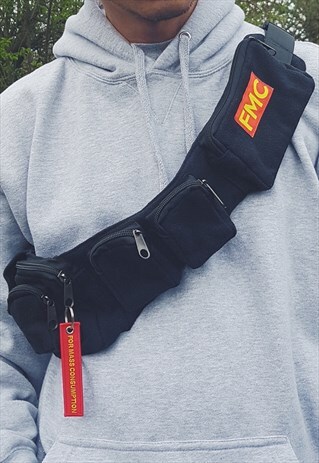 URBAN TACTICAL BELT BAG BLACK
