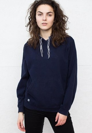 VINTAGE BLUE KAPPA PULLOVER HOODIE SWEATSHIRT