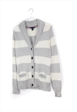 Vintage Tommy Hilfiger Cardigan in grey S