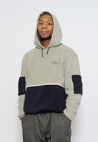 VINTAGE FILA FLEECE HOODIE