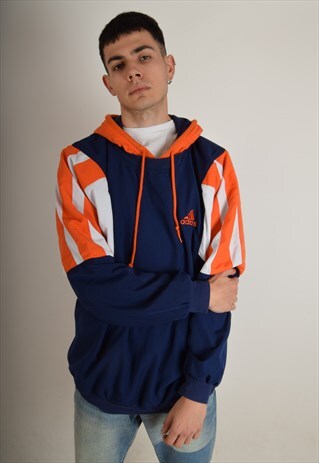 VINTAGE ADIDAS HOODIE 90'S SIZE L (2782)