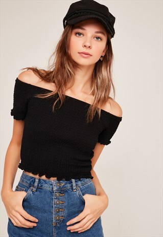 STRETCH CROP TOP