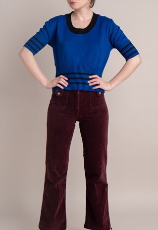 90S BLUE TOP
