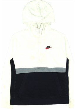 Vintage 90's Nike Hoodie Swoosh Pullover White,