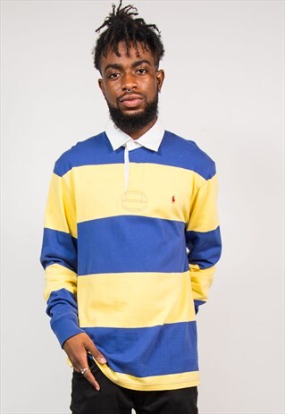 90'S VINTAGE RALPH LAUREN STRIPED POLO RUGBY SHIRT