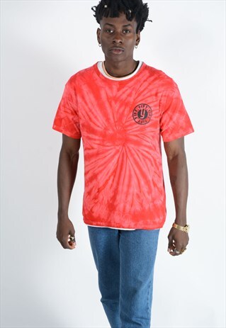 YIFY TIE DYE T-SHIRT WITH GRAPHIC LOGO