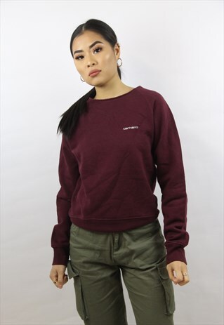 VINTAGE CARHARTT MAROON SWEATSHIRT
