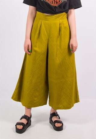 VINTAGE 90'S GREEN FLOATY CULOTTES
