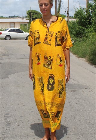 DISNEY YELLOW EQYPTIAN DRESS