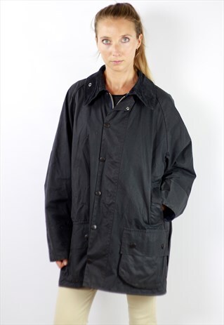 BARBOUR BEAUFORT WAX COAT BLUE