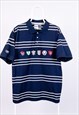 Vintage Cotton Traders Rugby Polo Shirt Six Nations XXL