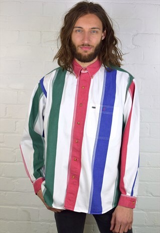 VINTAGE 90'S STRIPED SHIRT