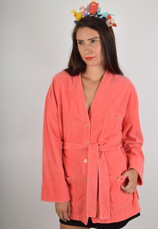 RARE SONIA RYKIEL FLUFFY KIMONO MADE IN FRANCE XL (844)