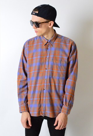 VINTAGE 90S CHECK LONG SLEEVE SHIRT