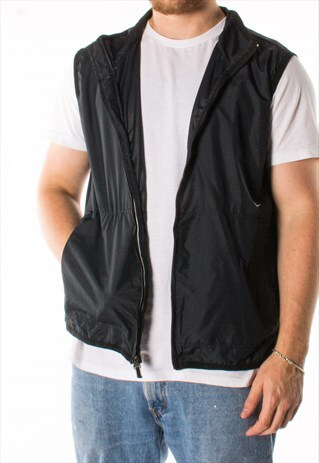 vintage black nike windbreaker