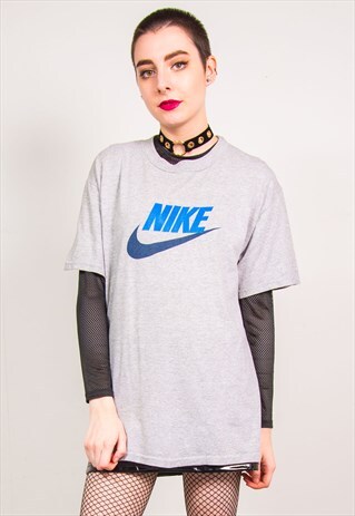 NIKE VINTAGE 90'S GREY SHORT SLEEVE T-SHIRT