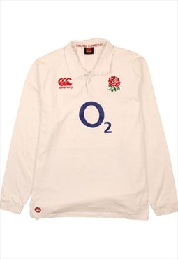 Vintage 90's CANTERBURY Polo Shirt England Rugby Long