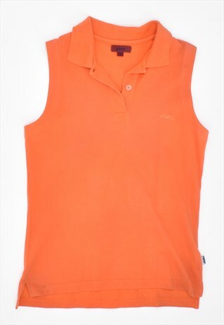 VINTAGE 90'S ASICS POLO SHIRT ORANGE