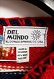 70S VINTAGE DEL MUNDO EQUADOR HANDKNITTED JUMPER 5609