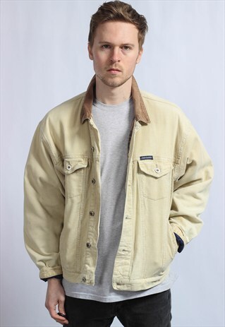VINTAGE CORDUROY BLANKET LINED JACKET