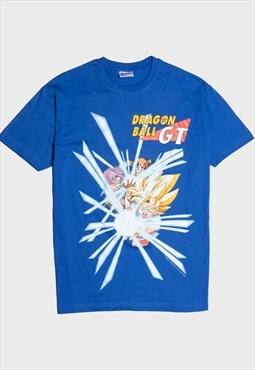 Y2k Blue Dragon Ball GT Oversized Fit Short Sleeve T-Shirt