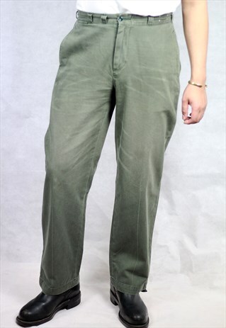 VINTAGE RALPH LAUREN GI FIT CASUAL TROUSERS