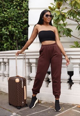 Chocolate Brown Joggers