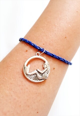 MERMAID CHARM BRACELET NAVY